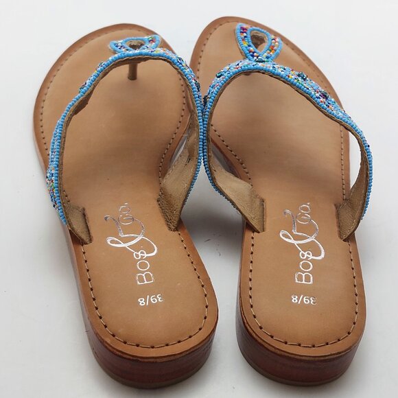 Bos & Co. Beaded Sandals - Picture 4 of 9